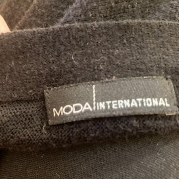 Cashmere/Cotton High Low Open Front Cardigan - Picture 3 of 7